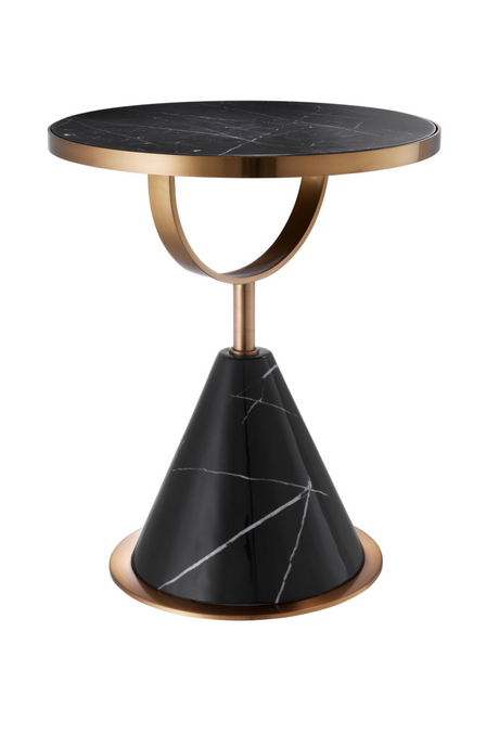 Black Marble Side Table | Eichholtz Park Lane | OROA
