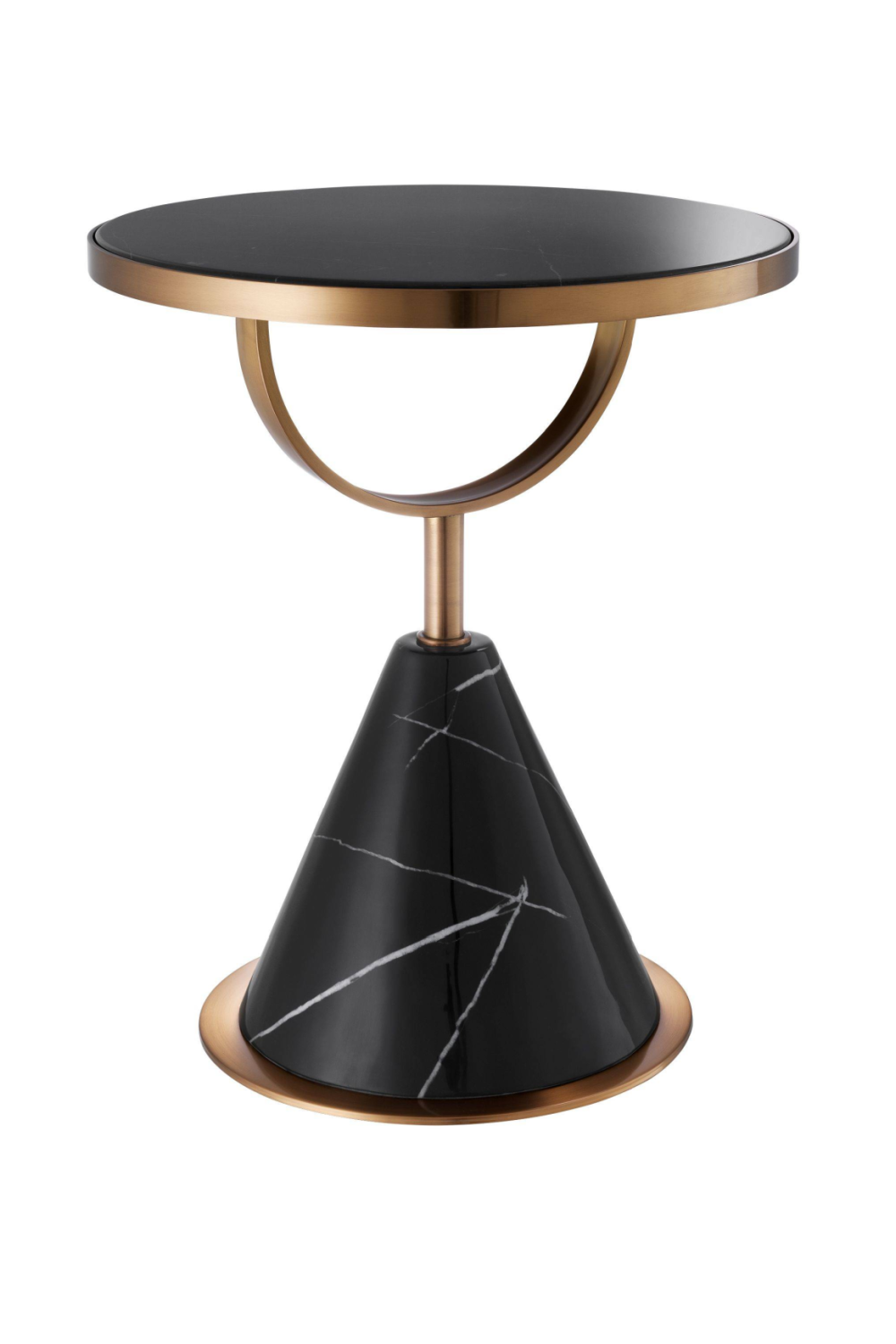 Black Marble Side Table | Eichholtz Park Lane | OROA