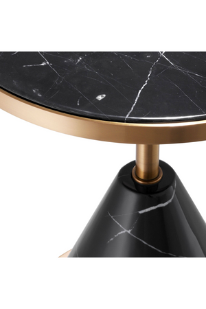 Black Marble Side Table | Eichholtz Park Lane | OROA