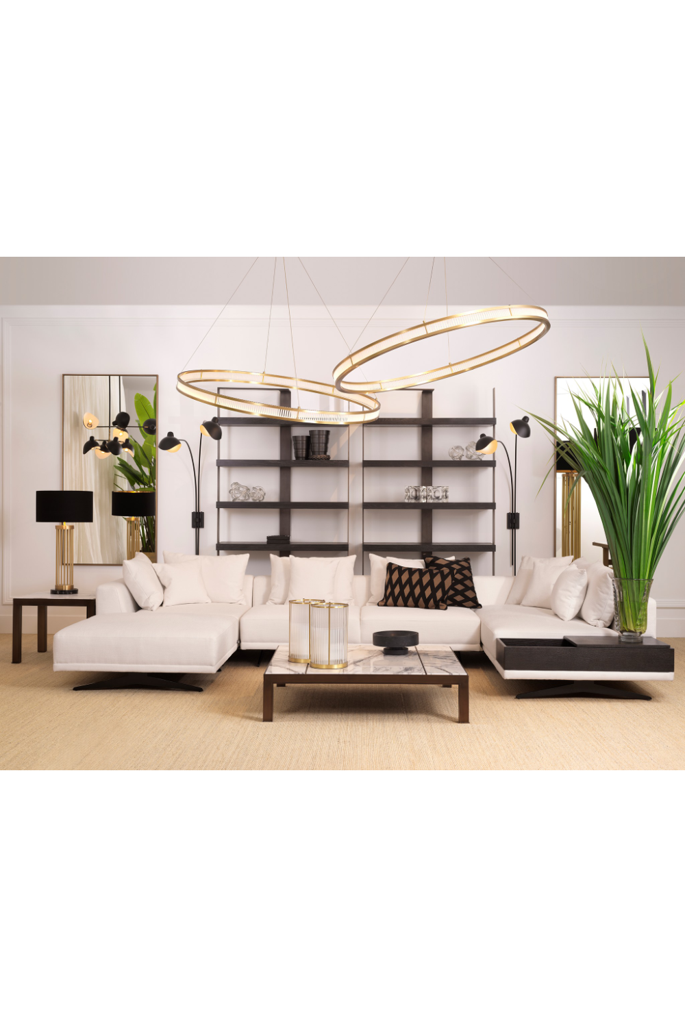 Brass Ring LED Chandelier XL | Eichholtz Damien | OROA