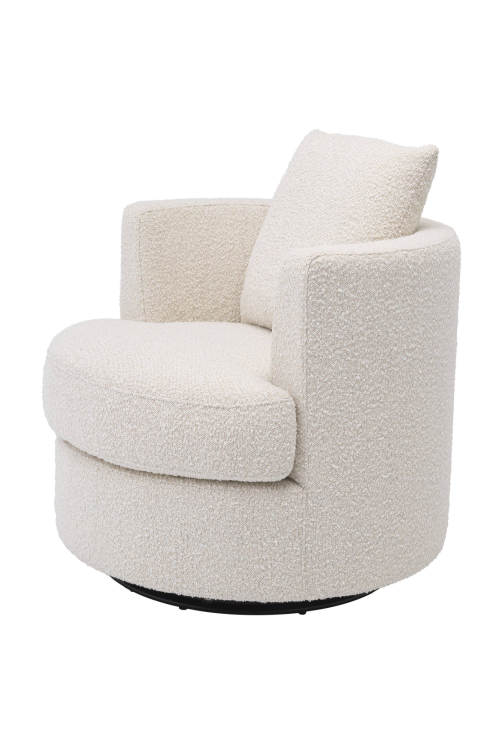 Cream Bouclé Swivel Chair | Eichholtz Felix |  Oroa.com