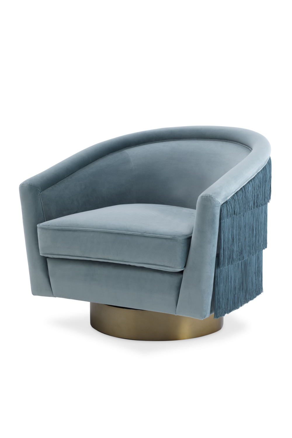 Blue Velvet Swivel Chair | Eichholtz Le Vante | Oroa.com