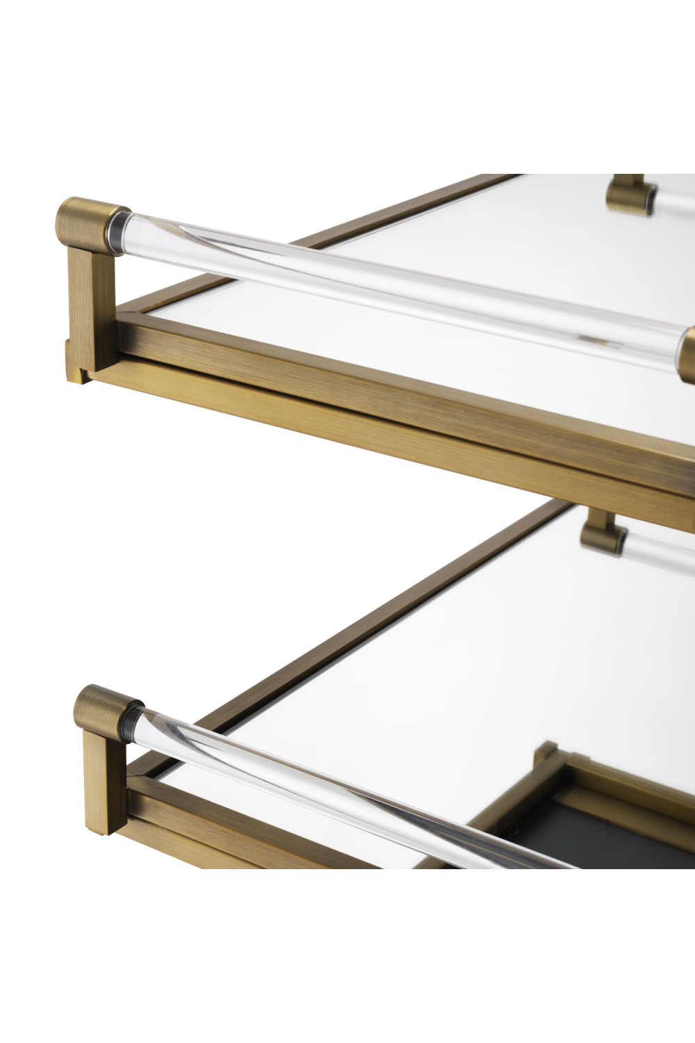 Brass and Black Oak Trolley | Eichholtz Eiffel | #1 Eichholtz Retailer