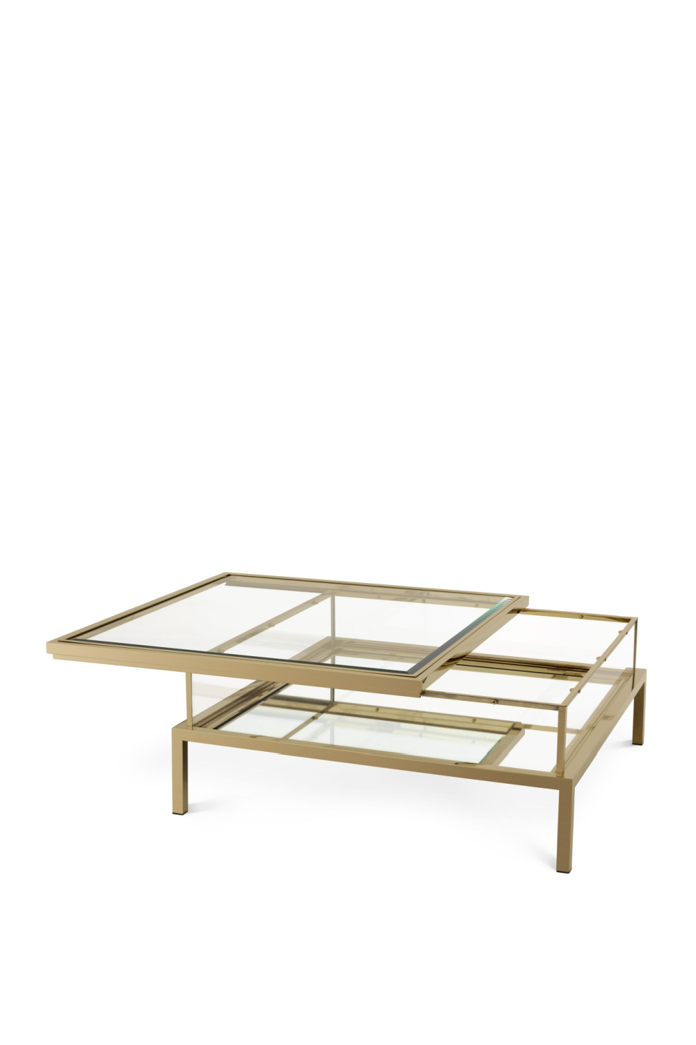 Brushed Brass Square Coffee Table | Eichholtz Harvey | OROA