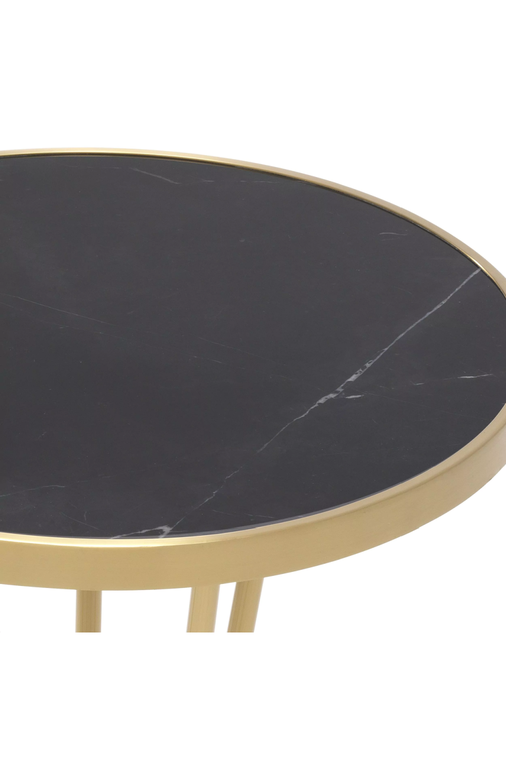 Brass Round Side Table | Eichholtz Horatio | OROA