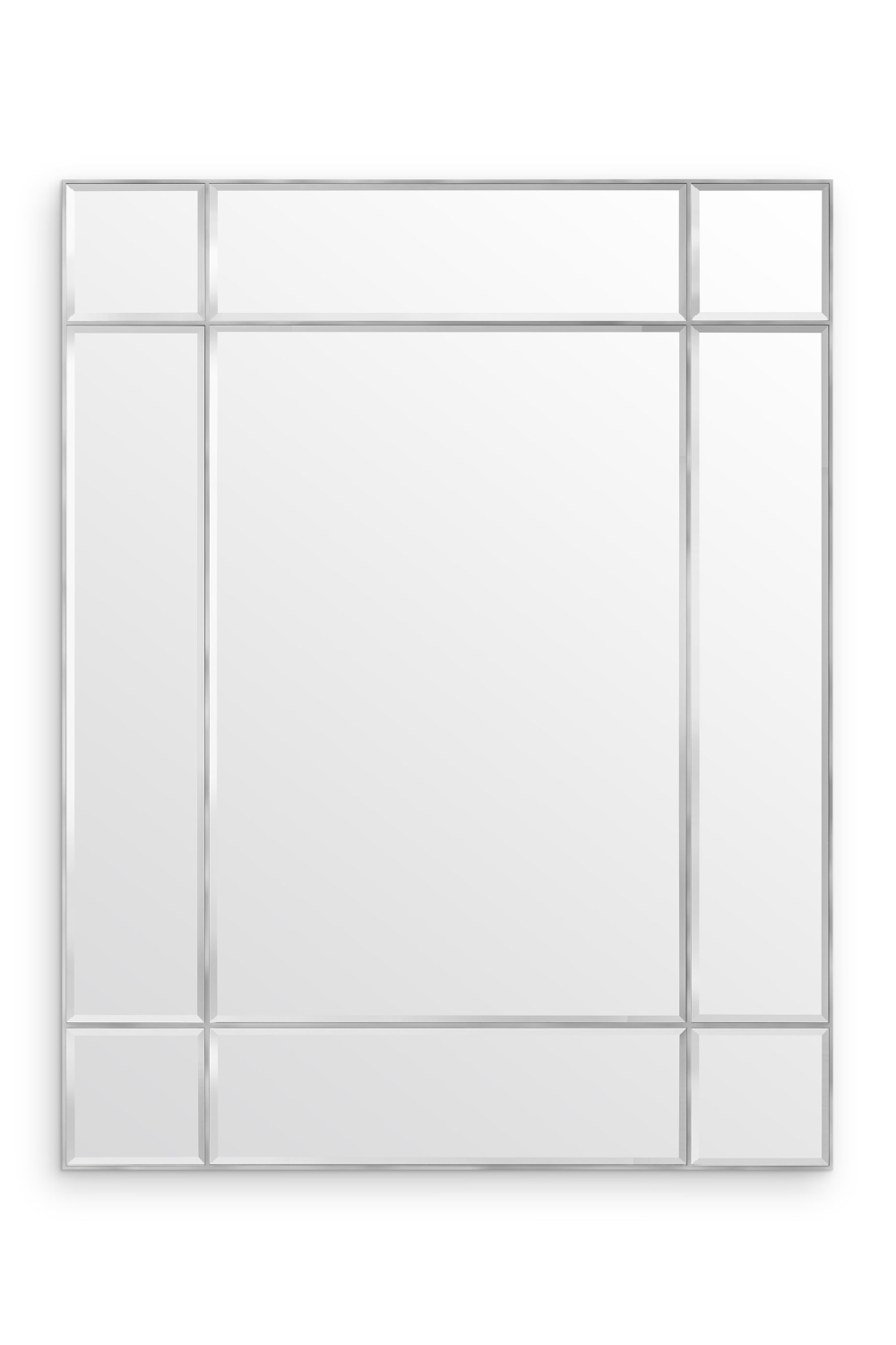 Silver Framed Bevelled Mirror XL | Eichholtz Beaumont | OROA