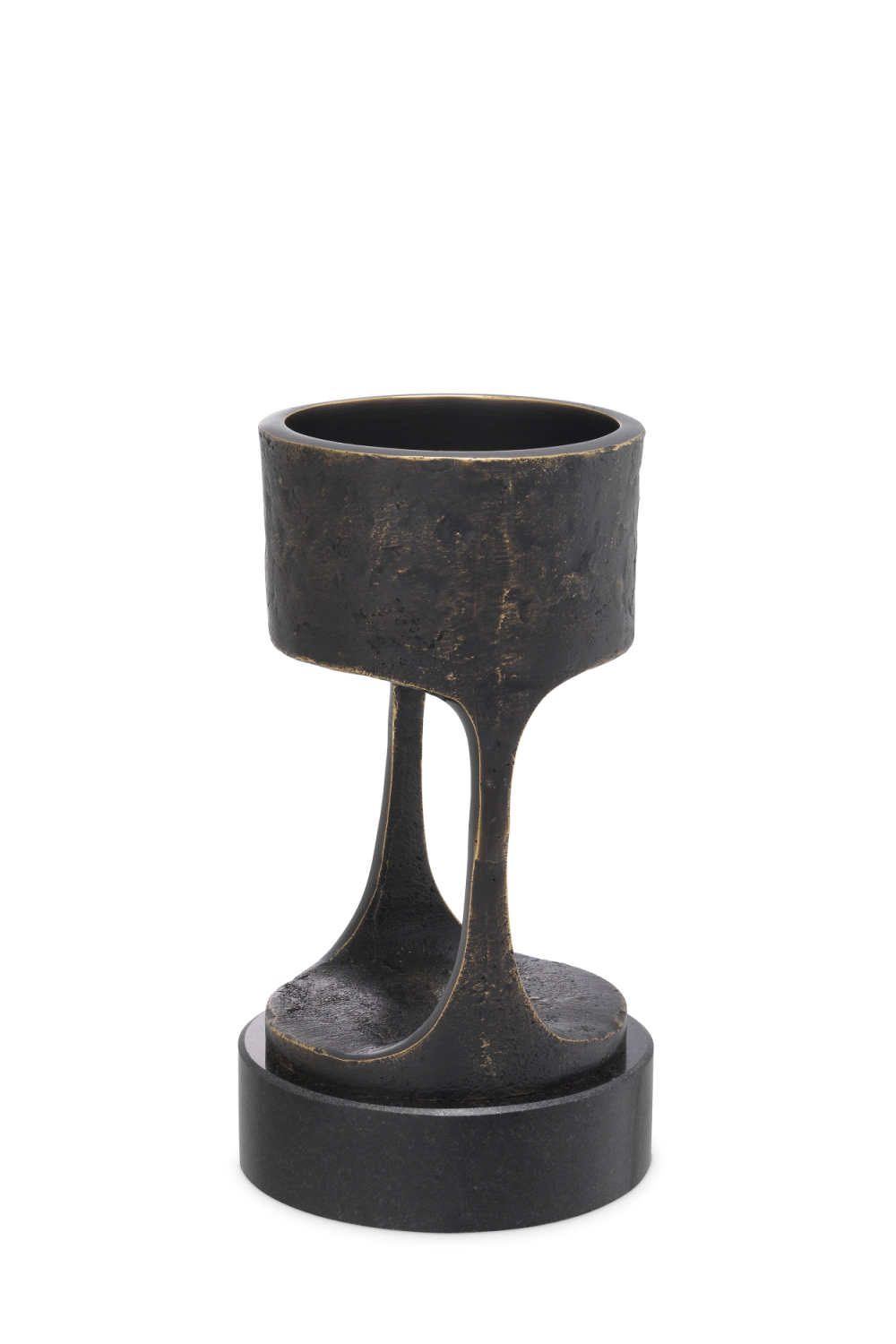 Bronze Granite Base Candle Holder | Eichholtz Bologna S | OROA