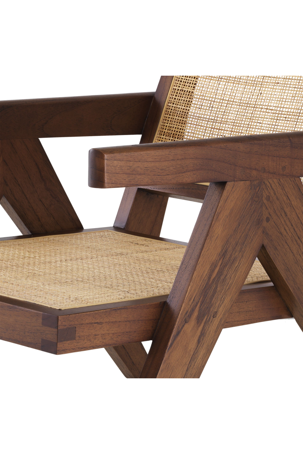 Brown Rattan Lounge Armchair | Eichholtz Aristide | Oroa.com