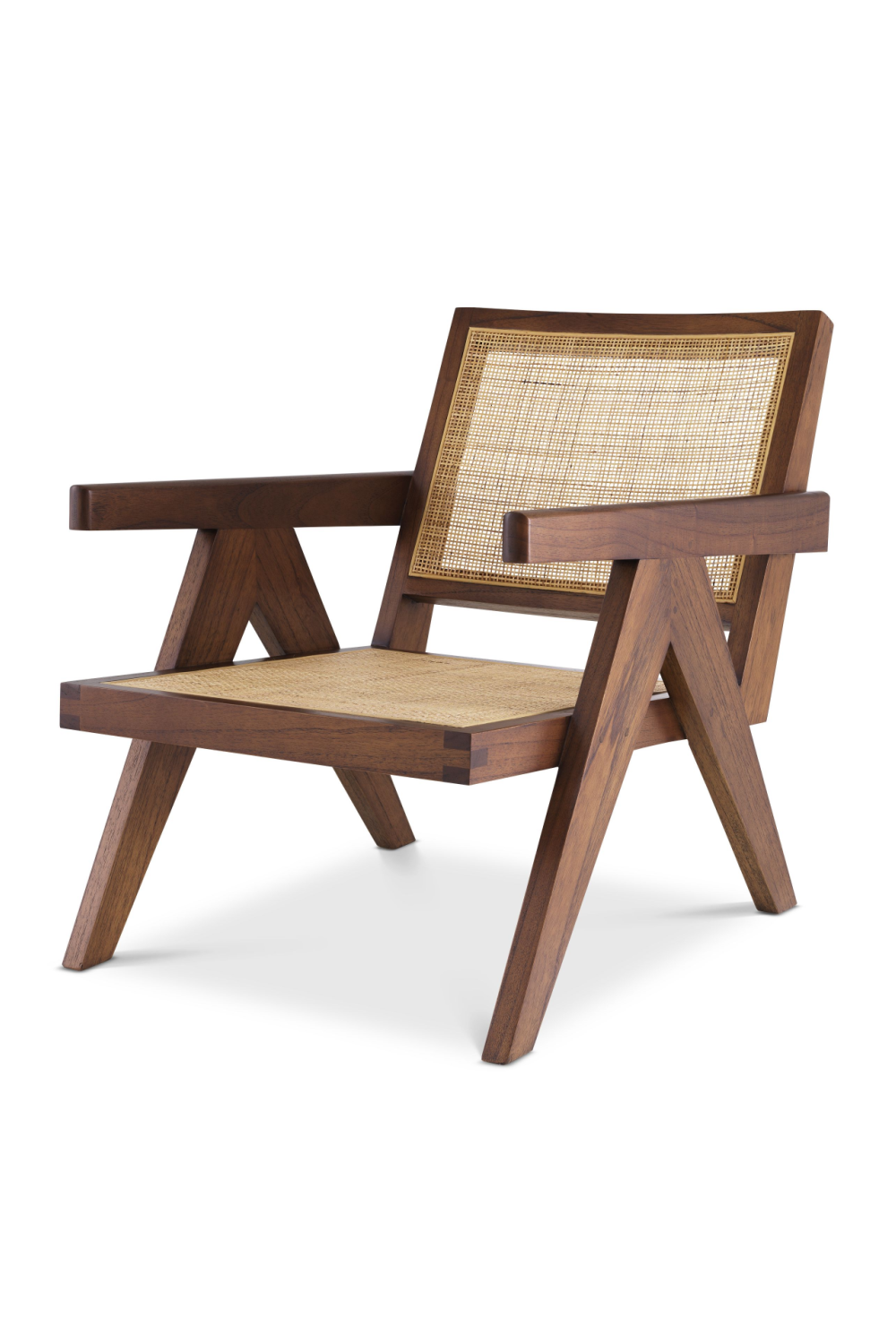 Brown Rattan Lounge Armchair | Eichholtz Aristide | Oroa.com