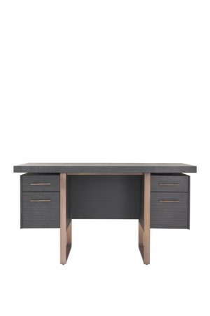 Charcoal Oak Desk | Eichholtz Canova | OROA