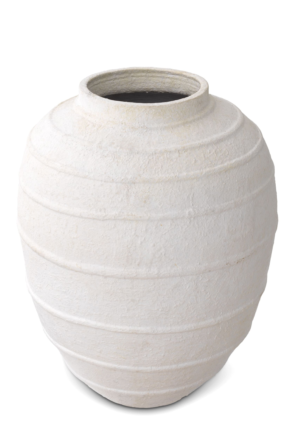 White Handmade Clay Vase | Eichholtz Romane | OROA