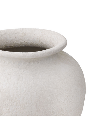 Matte White Clay Vase | Eichholtz Reine S | OROA
