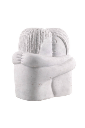White Marble Statue | Eichholtz Object Love Couple | OROA