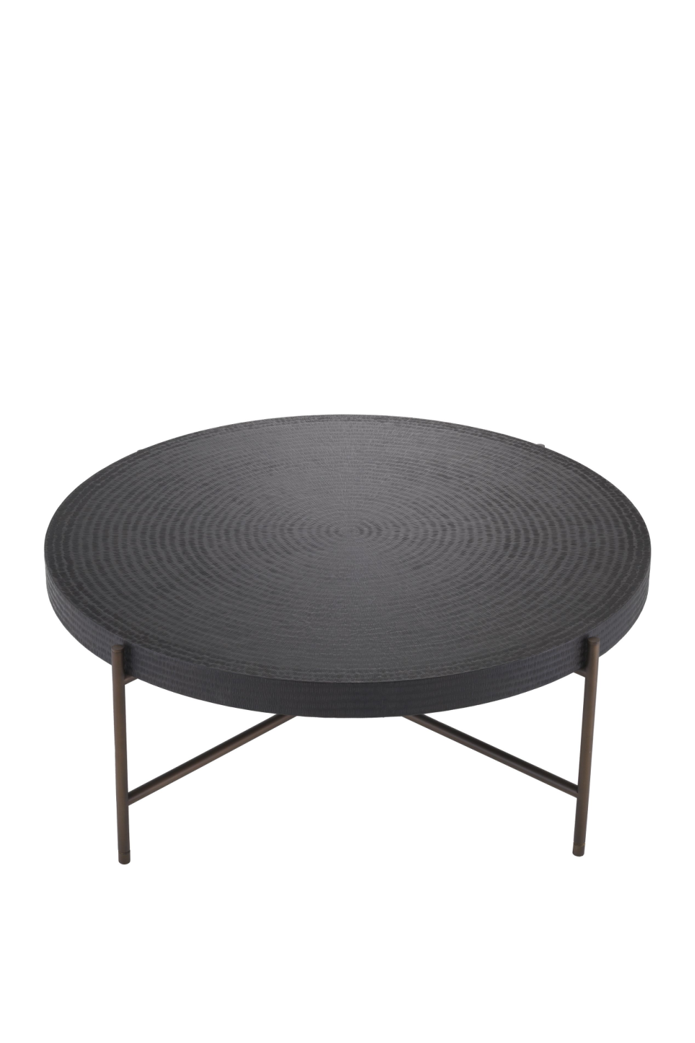 Round Gunmetal Coffee Table | Eichholtz Nikos | #1 Eichholtz Retailer