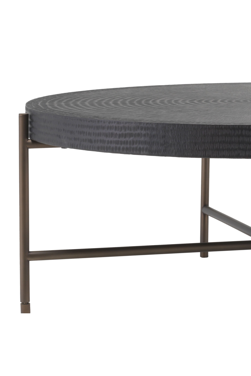 Round Gunmetal Coffee Table | Eichholtz Nikos | #1 Eichholtz Retailer