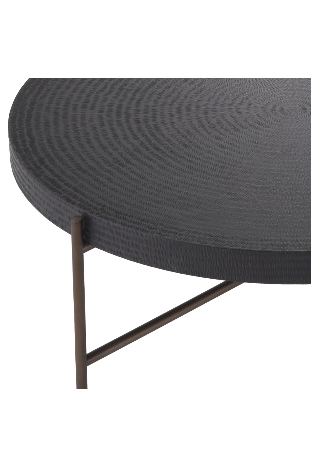 Round Gunmetal Coffee Table | Eichholtz Nikos | #1 Eichholtz Retailer