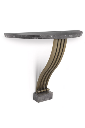 Brass Marble Black Console Table | Eichholtz Renaissance | OROA