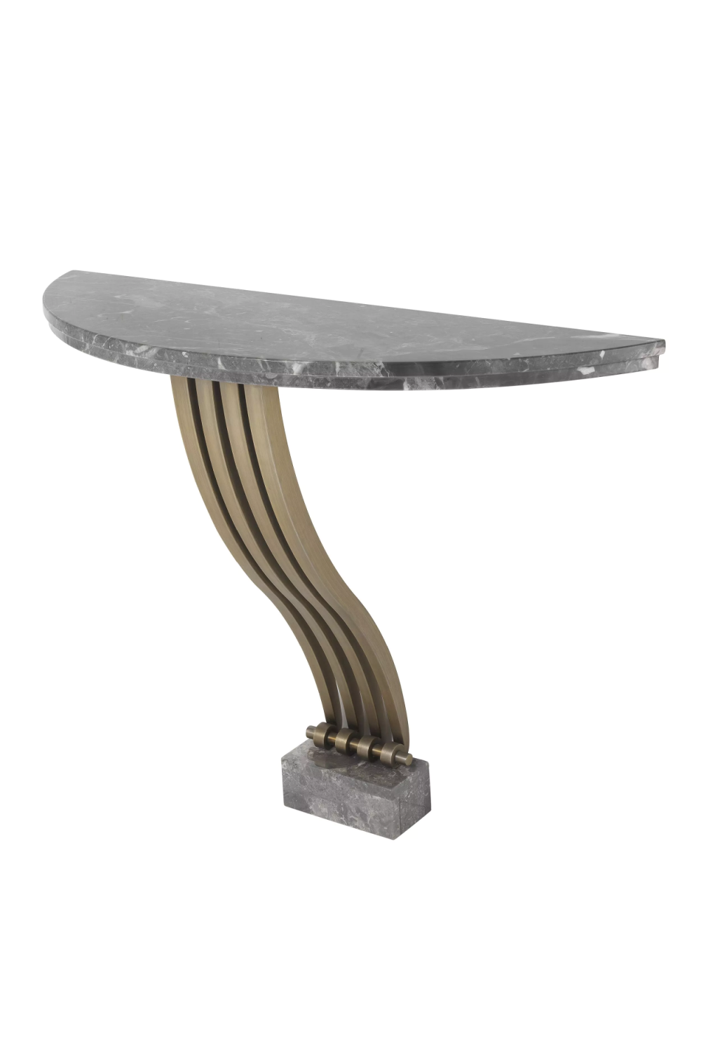 Brass Marble Black Console Table | Eichholtz Renaissance | OROA
