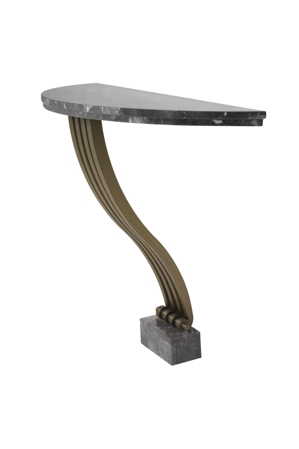 Brass Marble Black Console Table | Eichholtz Renaissance | OROA