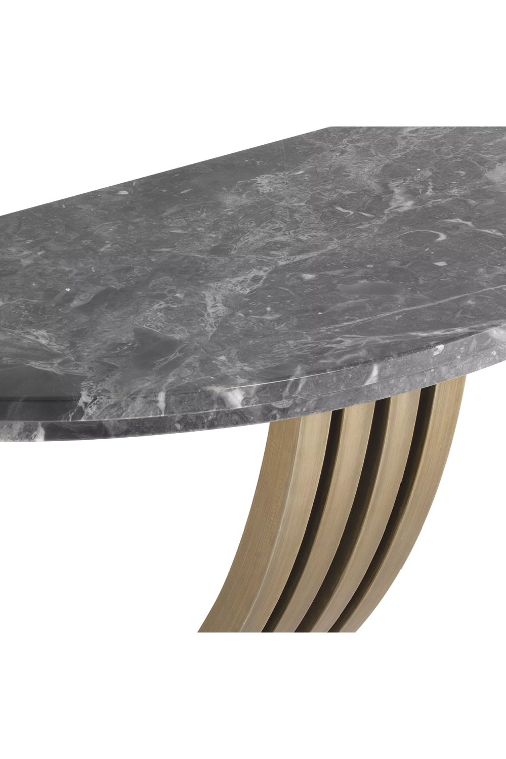 Brass Marble Black Console Table | Eichholtz Renaissance | OROA