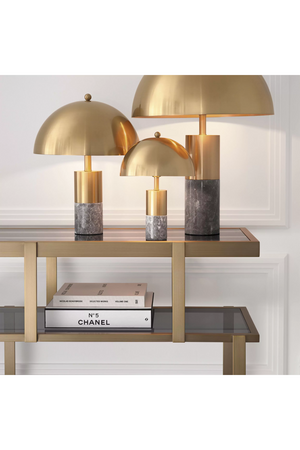 Brass Shelving Media Unit | Eichholtz Nesto | OROA.com