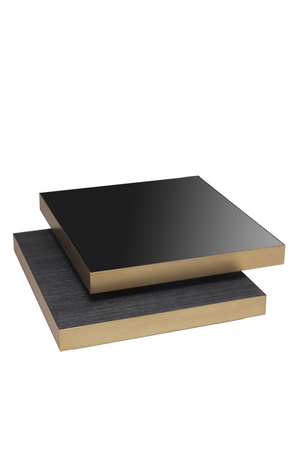 Brass Stacked Coffee Table | Eichholtz Shelton | OROA