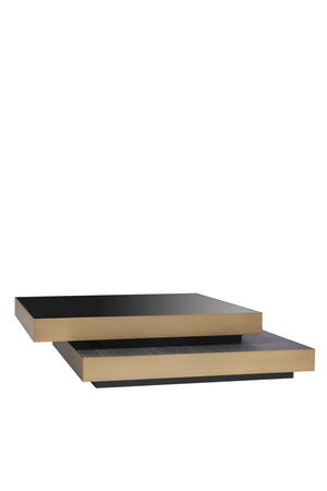Brass Stacked Coffee Table | Eichholtz Shelton | OROA