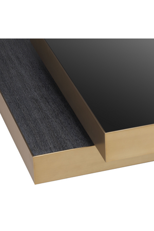 Brass Stacked Coffee Table | Eichholtz Shelton | OROA