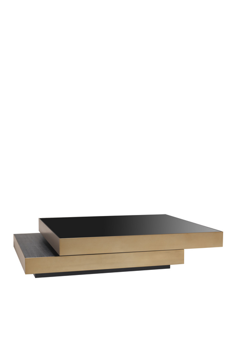 Brass Stacked Coffee Table | Eichholtz Shelton | OROA