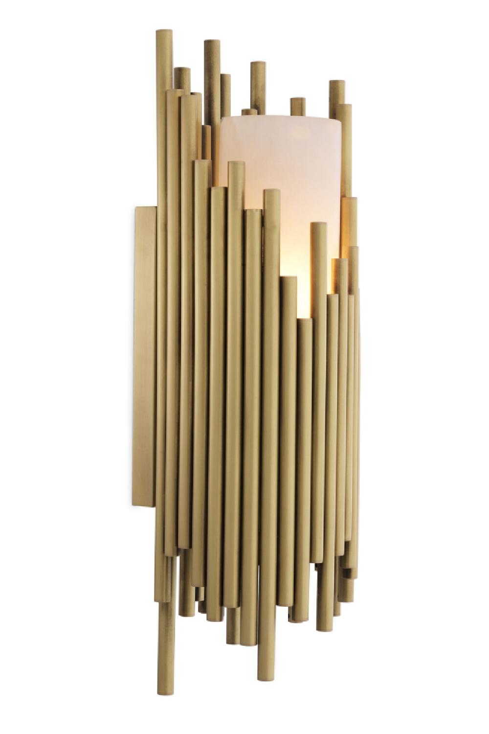 Alabaster Brass Wall Lamp | Eichholtz Bartoli | OROA
