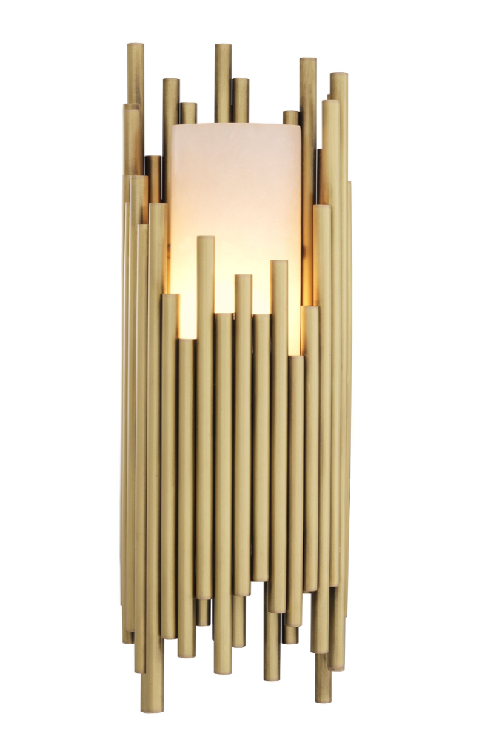 Alabaster Brass Wall Lamp | Eichholtz Bartoli | OROA