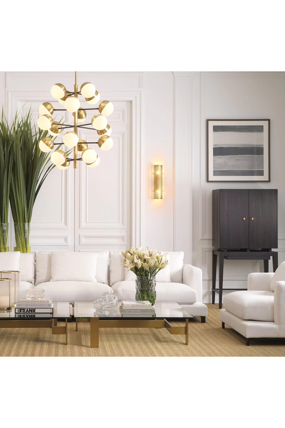 Charcoal Oak Storage Cabinet | Eichholtz Dimitros | OROA