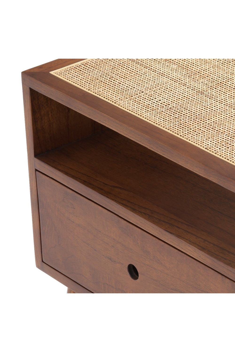 Rattan V-Legged Bedside Table | Eichholtz Latour | OROA