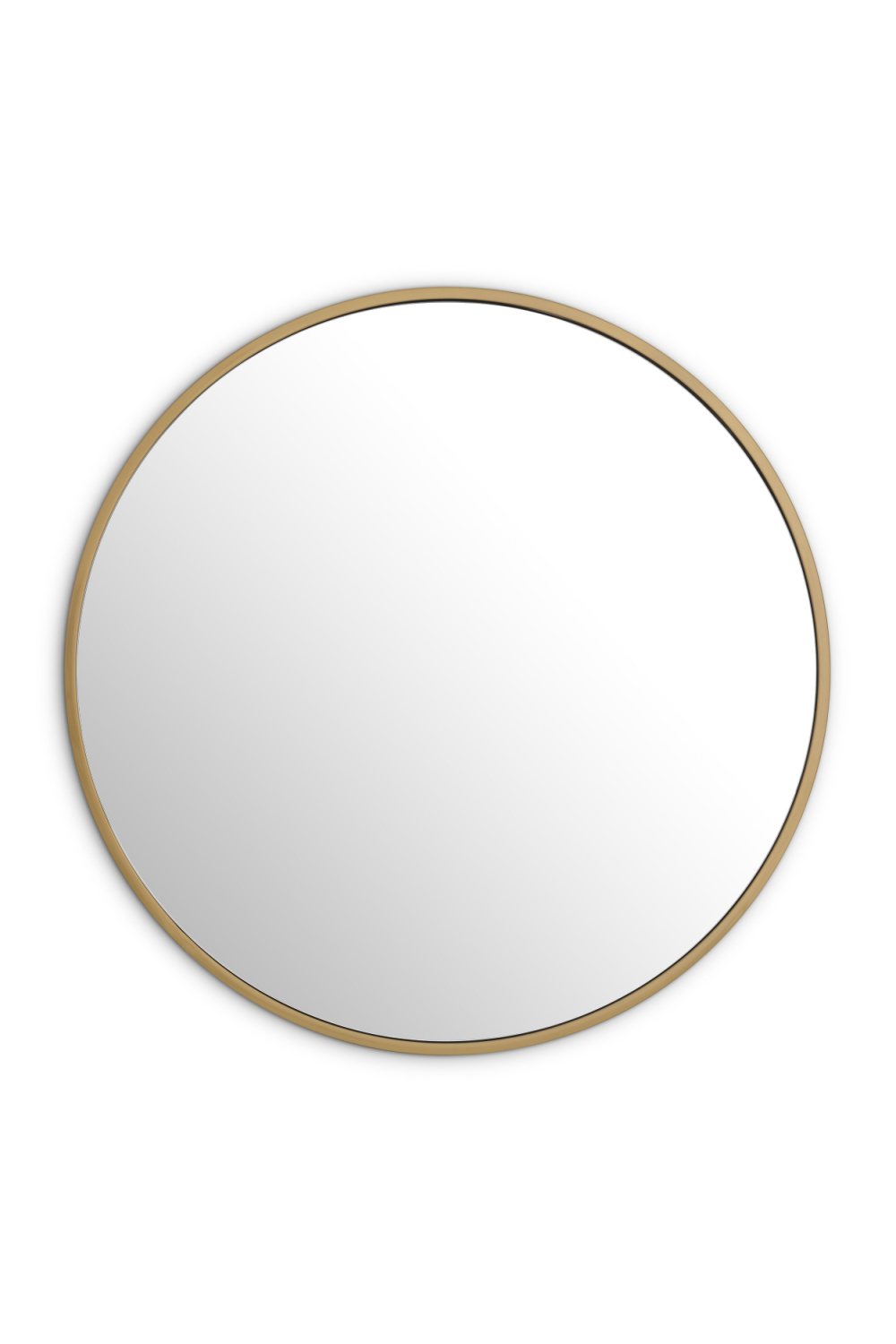 Brass Frame Round Mirror | Eichholtz Heath | OROA