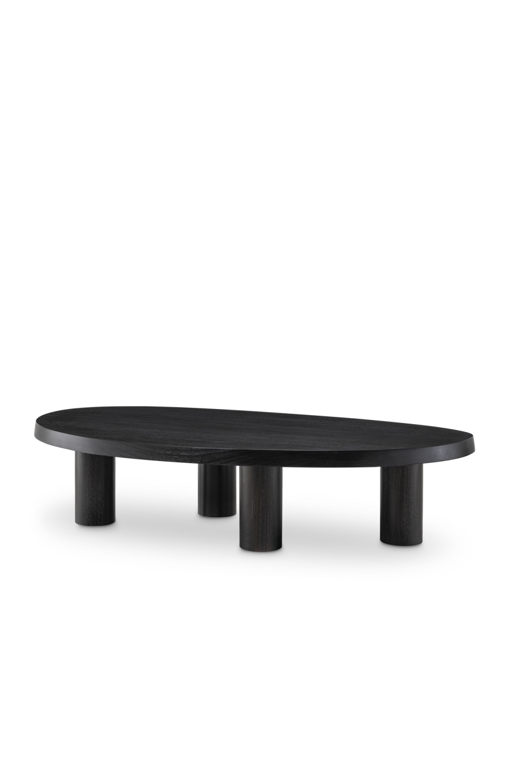 Charcoal Gray Mahogany Wood Coffee Table | Eichholtz Prelude | Oroa.com