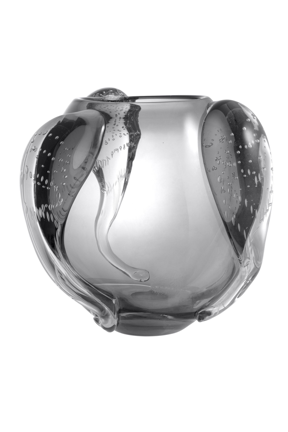 Gray Handblown Glass Vase | Eichholtz Sianluca L | Oroa.com