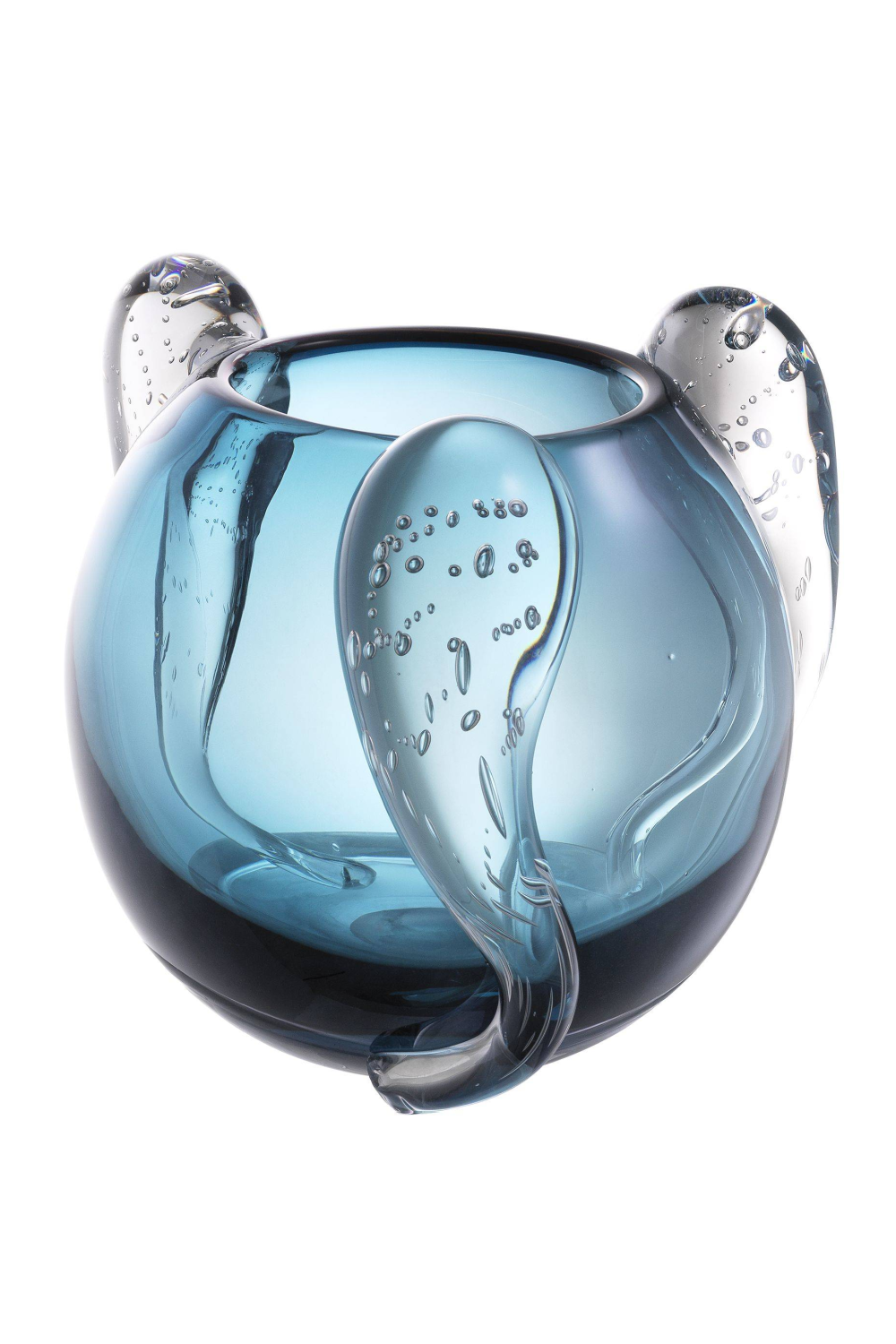 Blue Handblown Glass Vase | Eichholtz Sianluca S | OROA