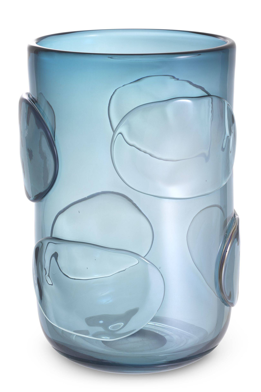Blue Handblown Glass Vase | Eichholtz Valerio L | OROA