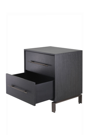 2 Drawer Gray Oak Nightstand | Eichholtz Canova | OROA