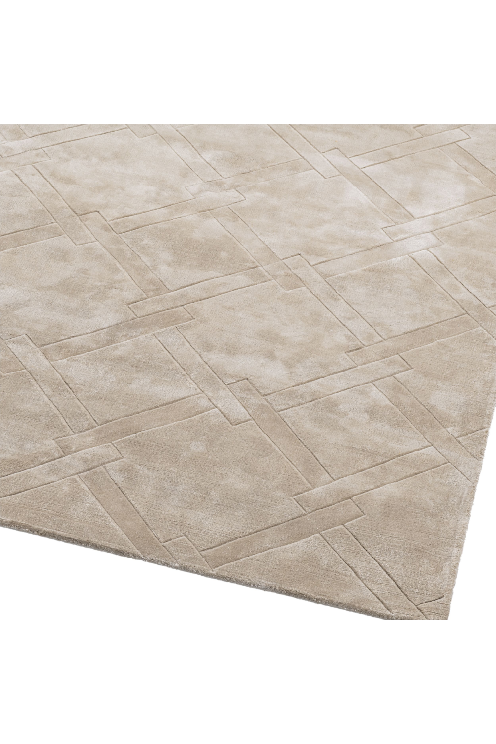 Hand Woven Plush Silver Sand Carpet 10' x 13' | Eichholtz La Belle | Oroa.com