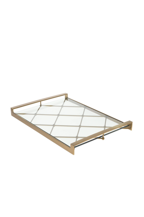 Brass Glass Tray | Eichholtz Goa | Oroa.com