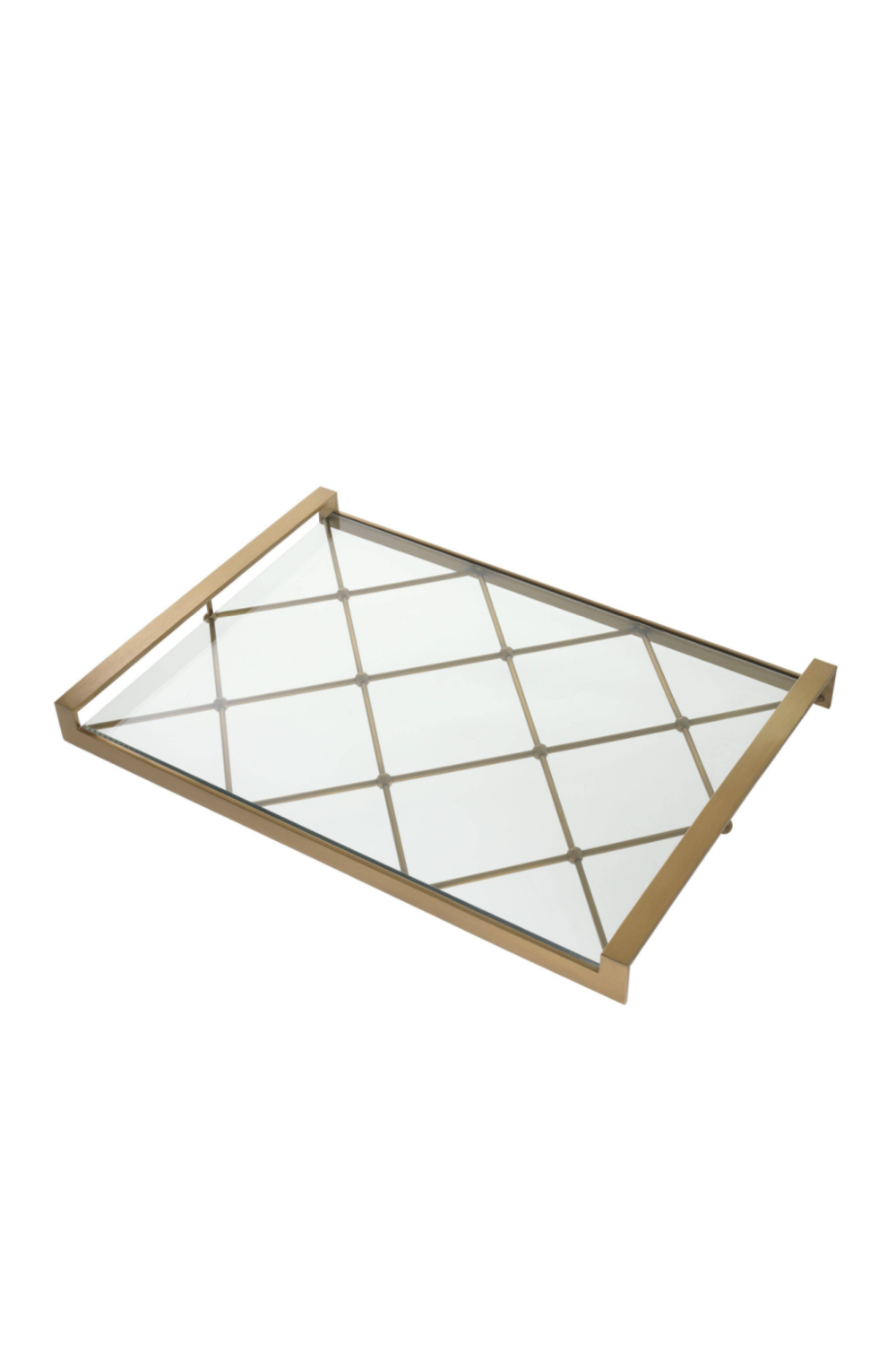 Brass Glass Tray | Eichholtz Goa | Oroa.com