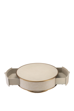 Brass Oak Round Coffee Table | Eichholtz Napa Valley | OROA