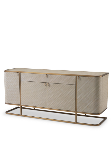 Woven Oak Brass Dresser | Eichholtz Napa Valley | Eichholtz Retailer