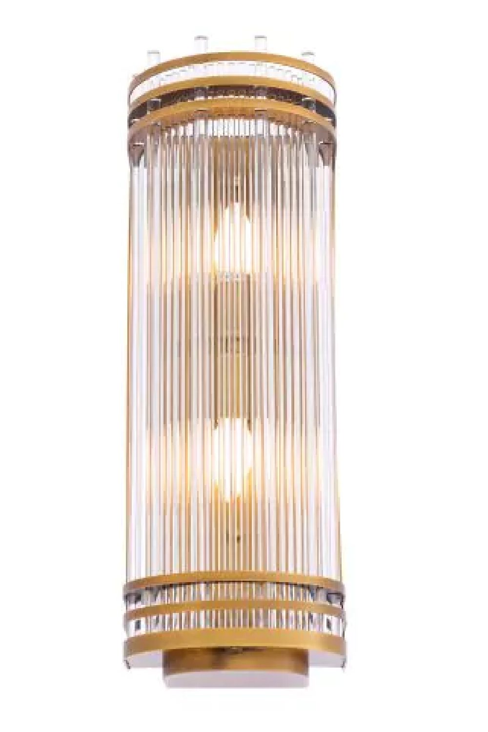 Antique Brass Glass Wall Lamp | Eichholtz Gulf L | Oroa.com