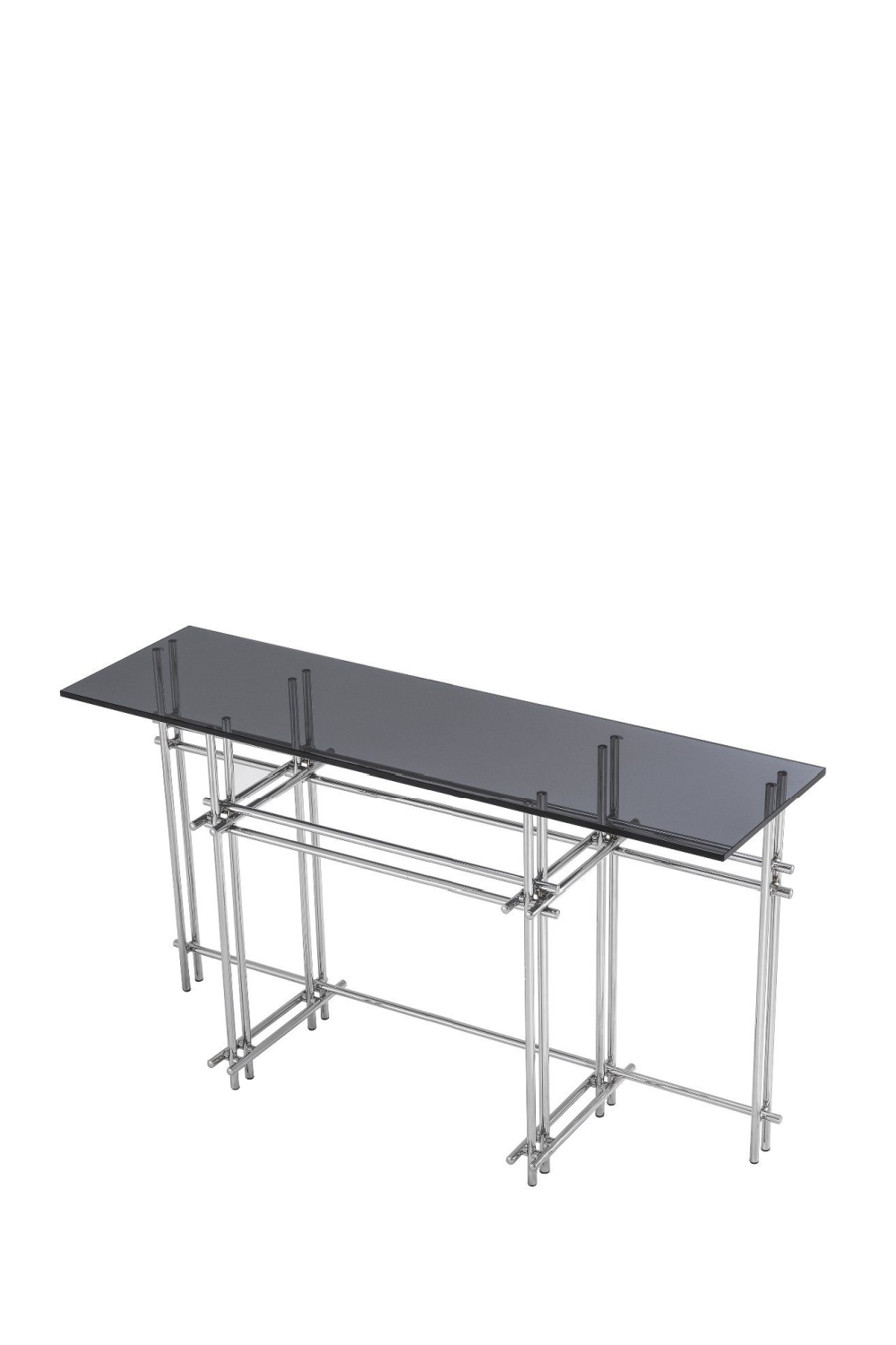 Smoked Glass Steel Console Table | Eichholtz Quinn | Oroa.com