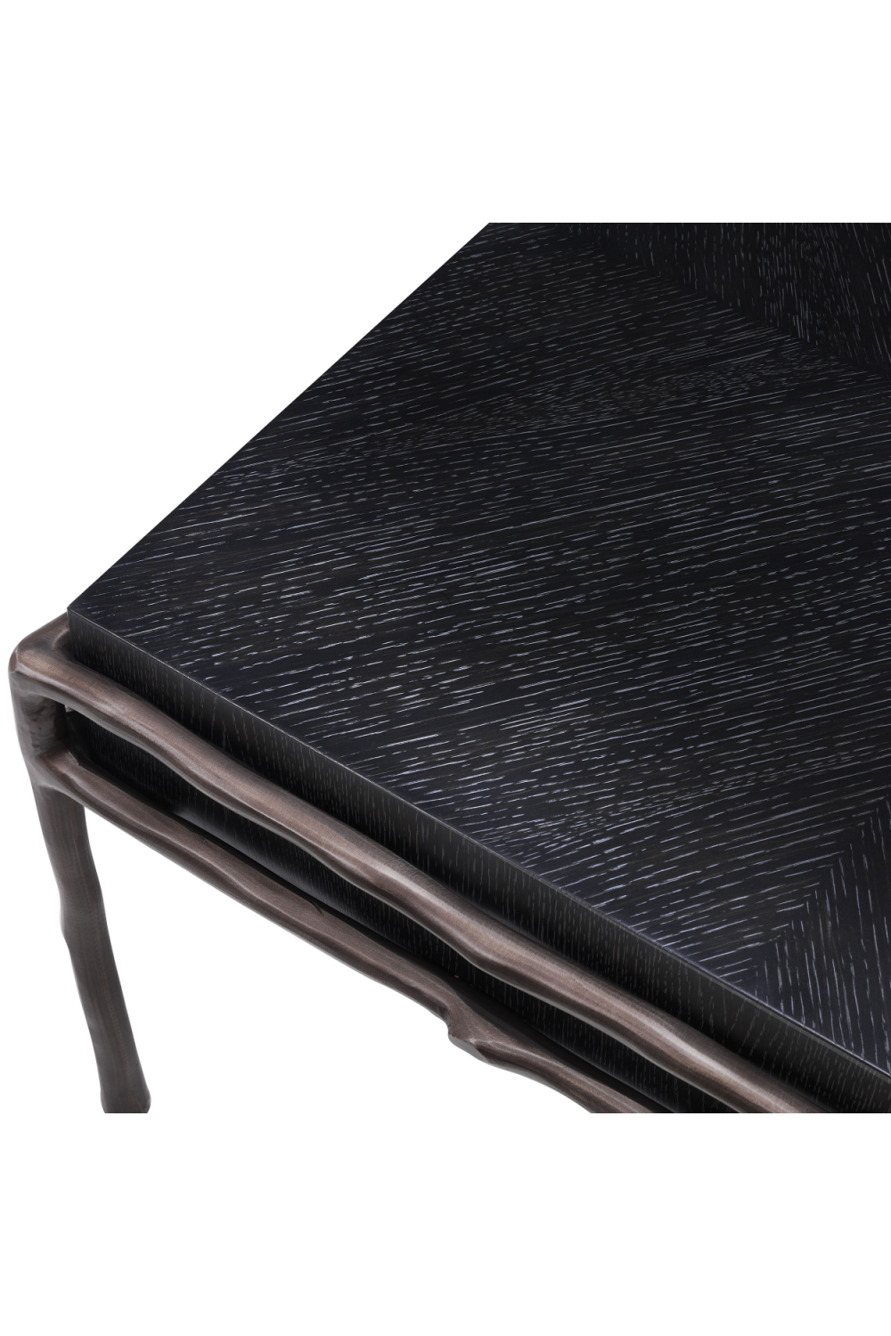 Charcoal Oak Square Side Table | Eichholtz Premier | OROA