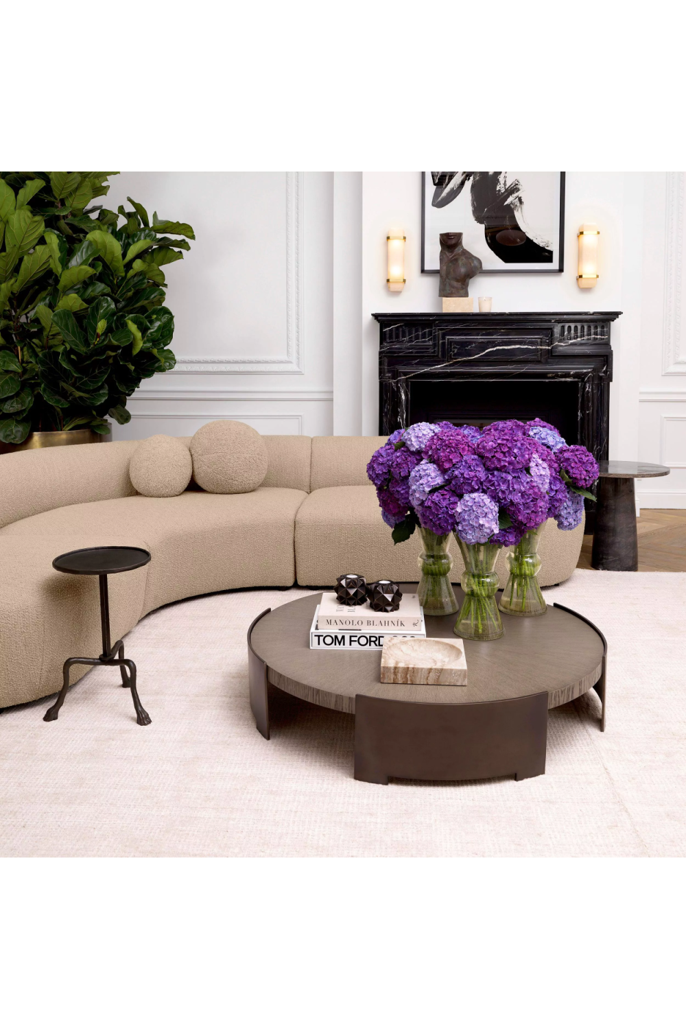 Contemporary Bronze Coffee Table | Eichholtz Quinto | Oroa.com