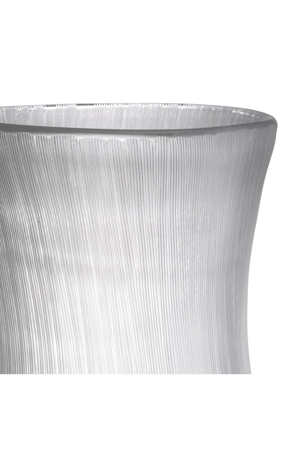 Clear Hand Blown Glass Vase | Eichholtz Thiara | Oroa.com