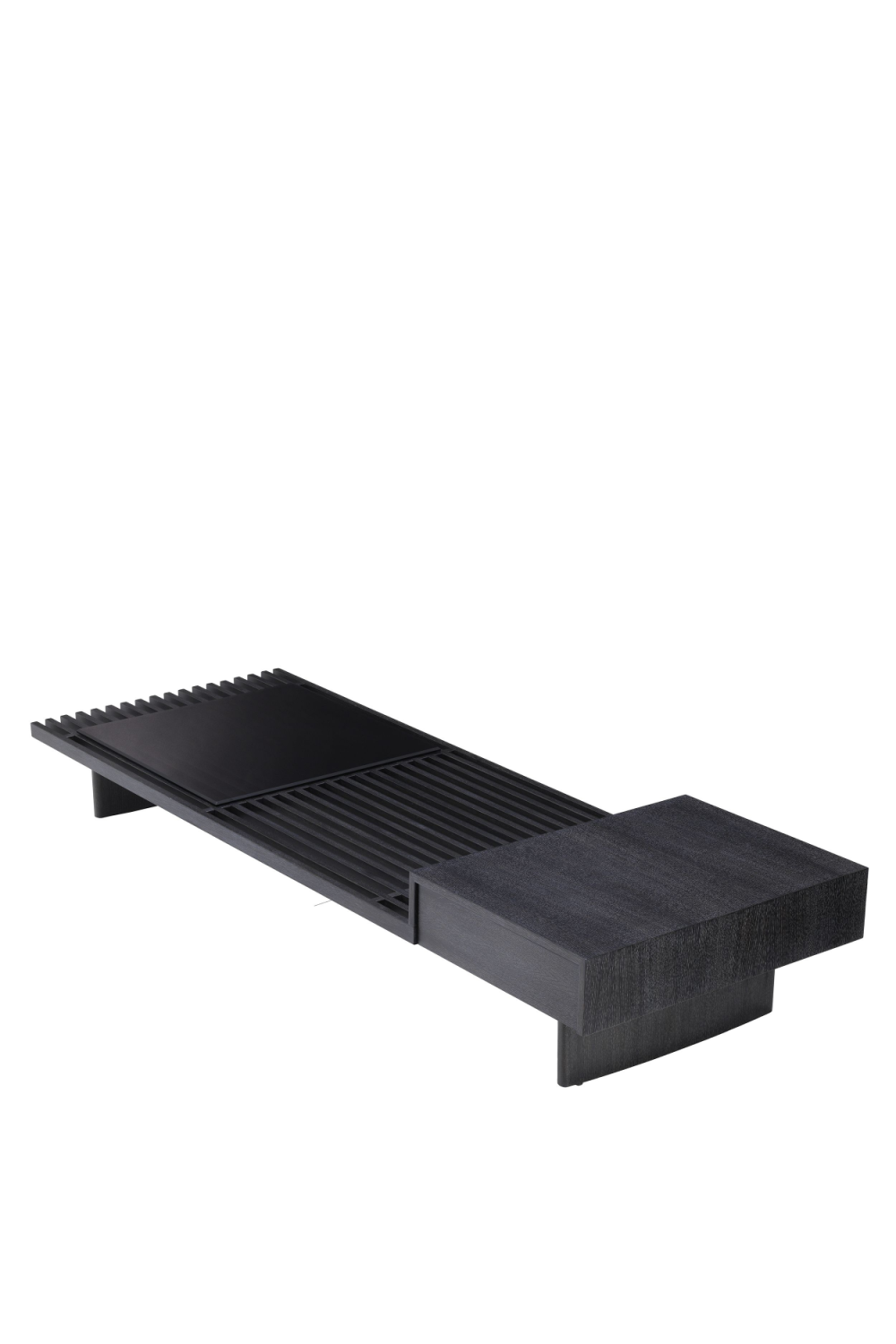 Charcoal Gray Oak Coffee Table | Eichholtz The Crest | OROA TRADE